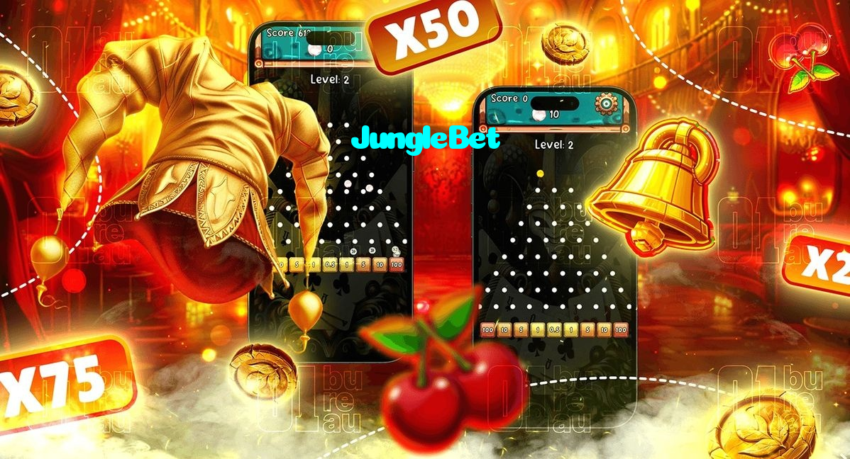 JungleBet casino presented on mobile device in Pakistan with slots and live games