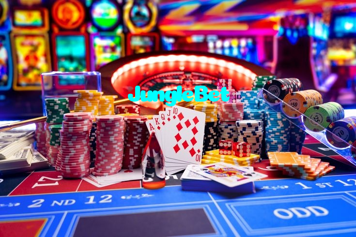 JungleBet casino presented on mobile device in Pakistan with slots and live games